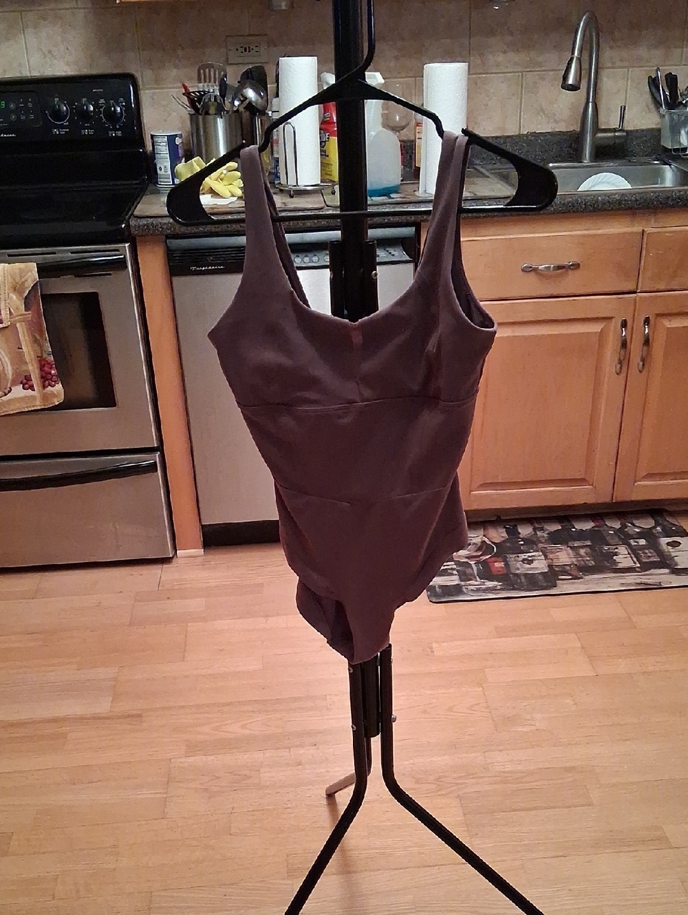 Athleta Lavendar Scoop-Neck Bodysuit